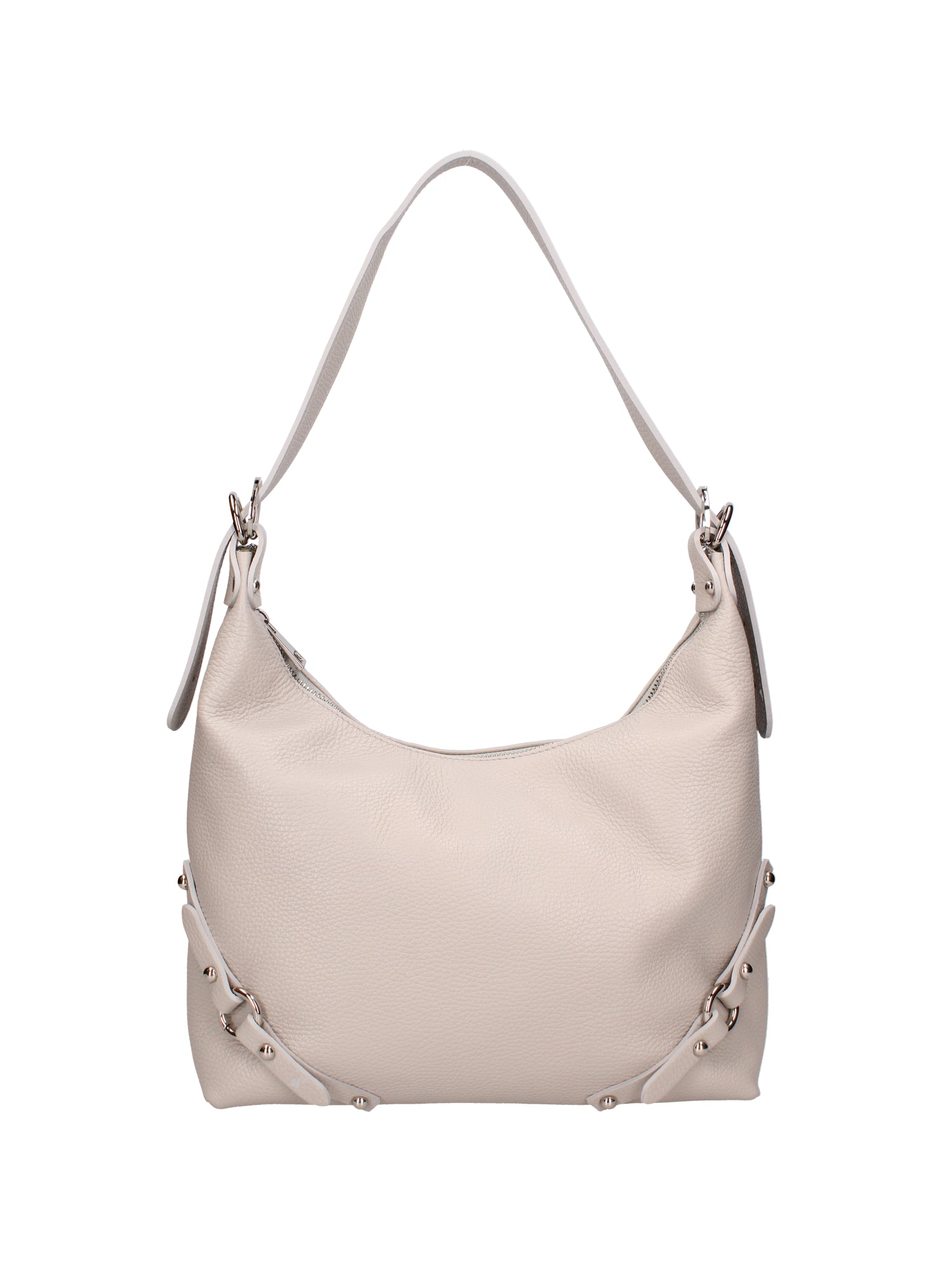 Fiorenza Lux Borsa a spalla da donna Vera pelle 07140-D86 GRIGIO PERLA Viola Castellani
