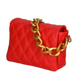 Adriana Borsa a mano da donna Vera pelle 04539-S58 ROSSO FUOCO Gave Lux