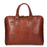 Fabiana Borsa a mano unisex Vera pelle 9033-MARRONE BROWN Gave Lux
