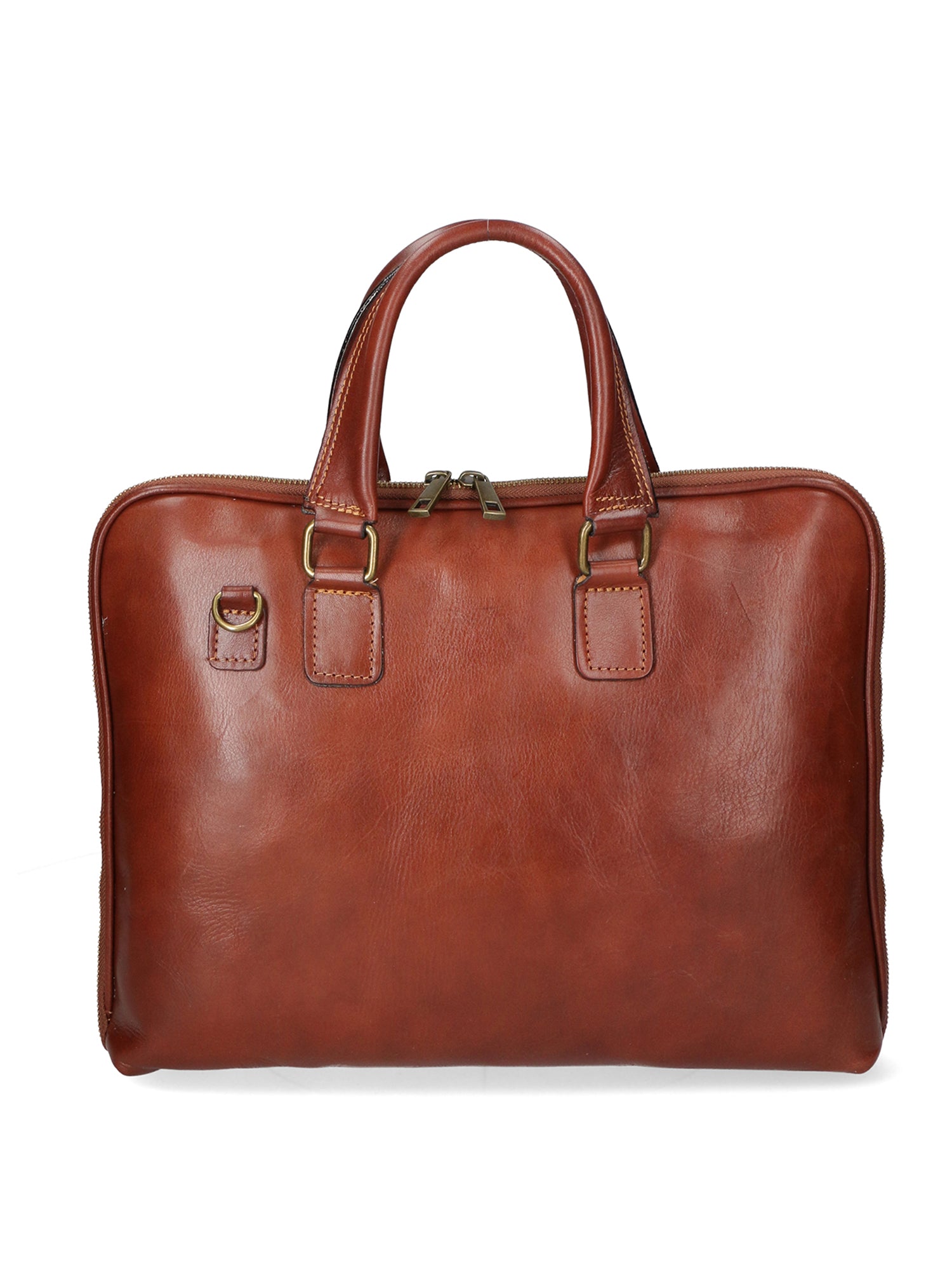 Fabiana Borsa a mano unisex Vera pelle 9033-MARRONE BROWN Gave Lux