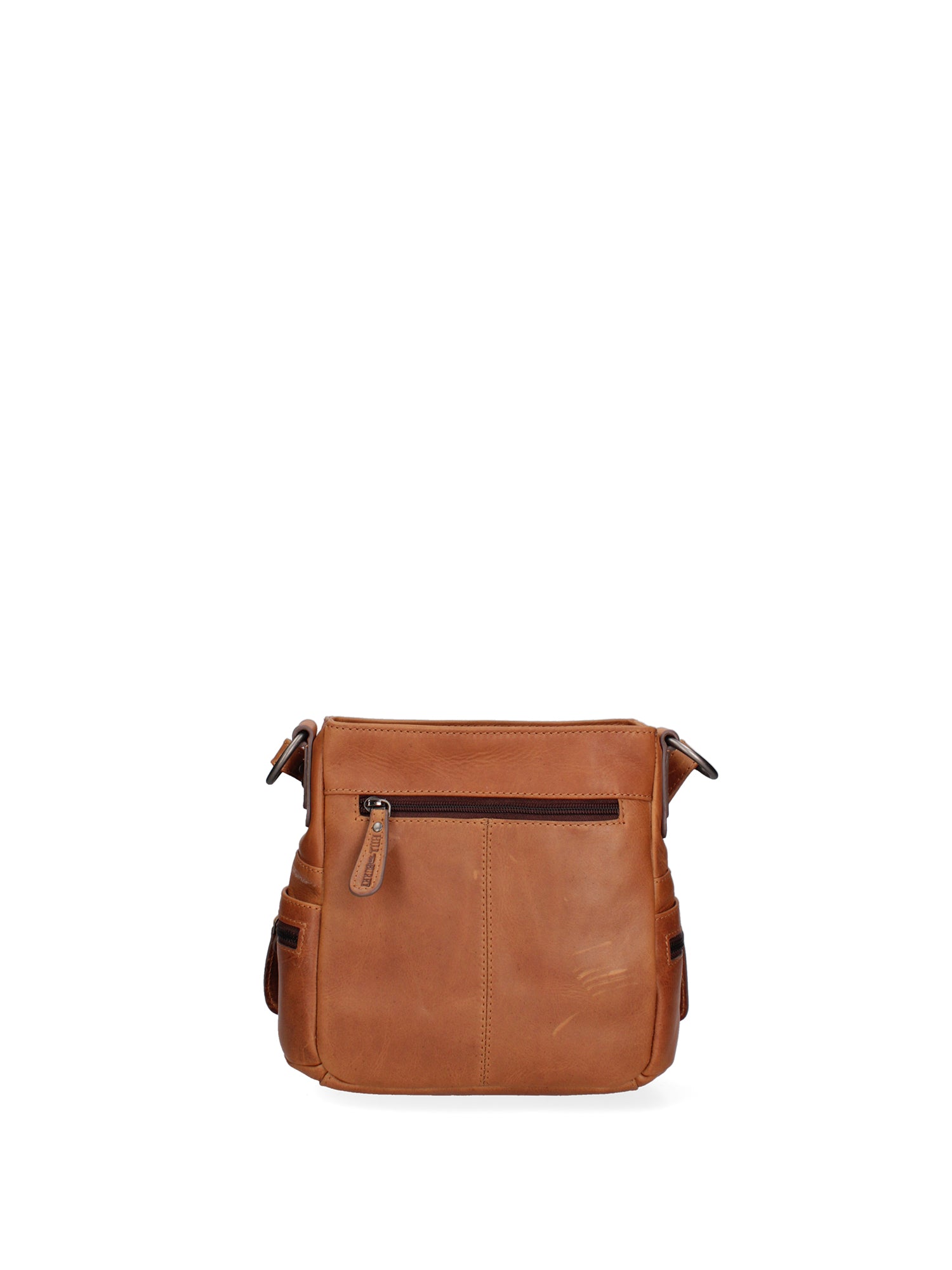 Borsa a tracolla da uomo Vera pelle HILB-3345-CUOIO Hill Burry