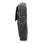 Borsa a tracolla uomo 100% pelle PU PCL3053-BLACK Northampton Polo Club