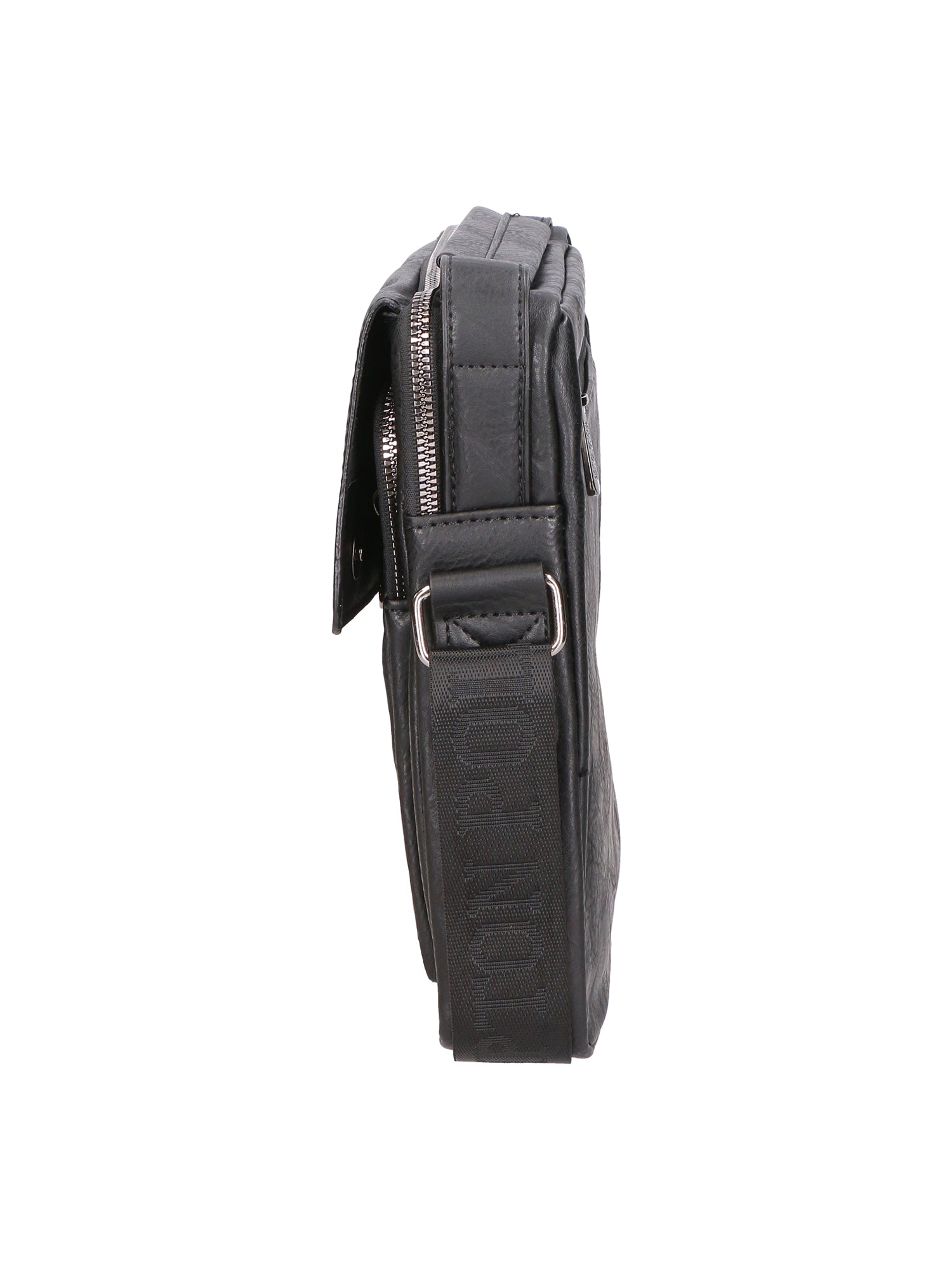 Borsa a tracolla uomo 100% pelle PU PCL3053-BLACK Northampton Polo Club