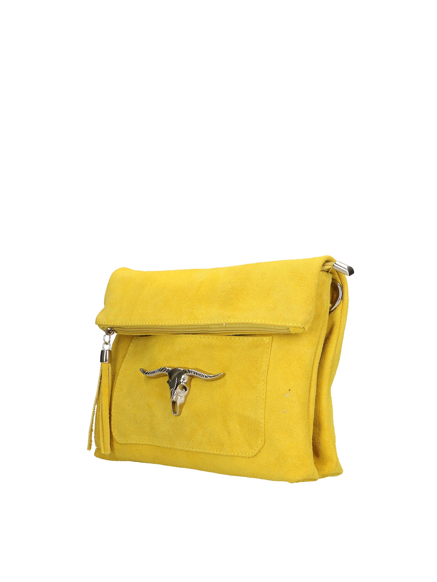 Valencia Borsa a tracolla da donna Vera pelle 8651-GIALLO Gave Lux