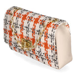 Aurélie Borsa a spalla da donna Cotone 05015-ARANCIONE Gave Lux