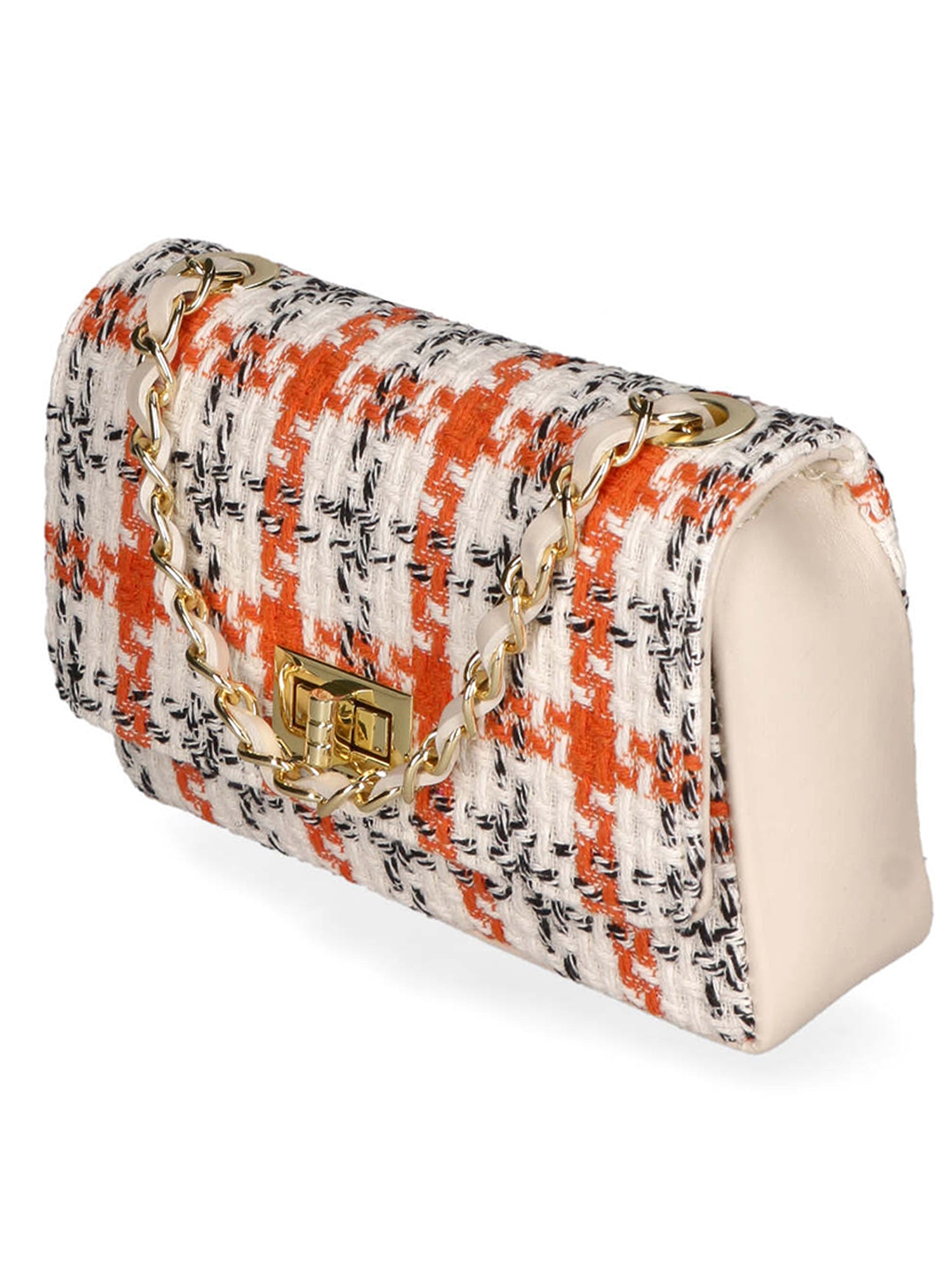Aurélie Borsa a spalla da donna Cotone 05015-ARANCIONE Gave Lux