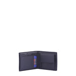 Portafoglio uomo in vera pelle Casual CC808-992-BLU Coveri Collection
