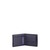 Portafoglio uomo in vera pelle Casual CC808-992-BLU Coveri Collection