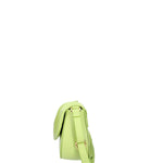 Borsa a spalla da donna Vera pelle 07152-D12 VERDE Viola Castellani