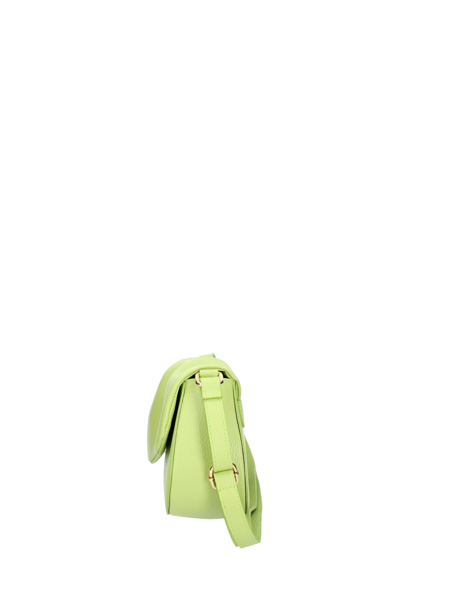 Borsa a spalla da donna Vera pelle 07152-D12 VERDE Viola Castellani