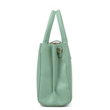 Borsa a mano da donna 100% pelle vegana PU 712-2PT-JADEGREEN Diana&co