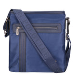 Borsa a tracolla uomo Pelle vegana PU PCL3161-BLU Northampton Polo Club