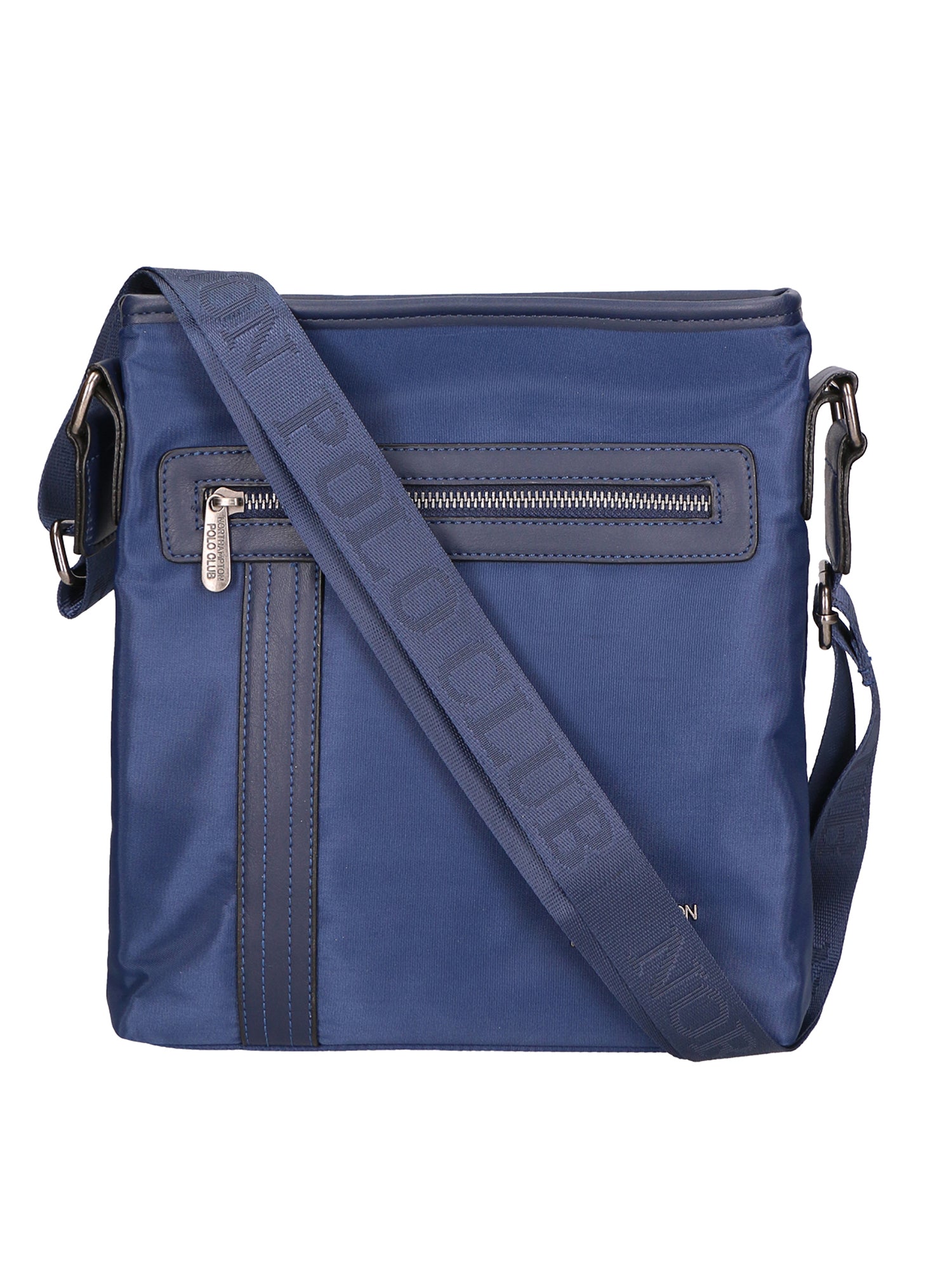 Borsa a tracolla uomo Pelle vegana PU PCL3161-BLU Northampton Polo Club
