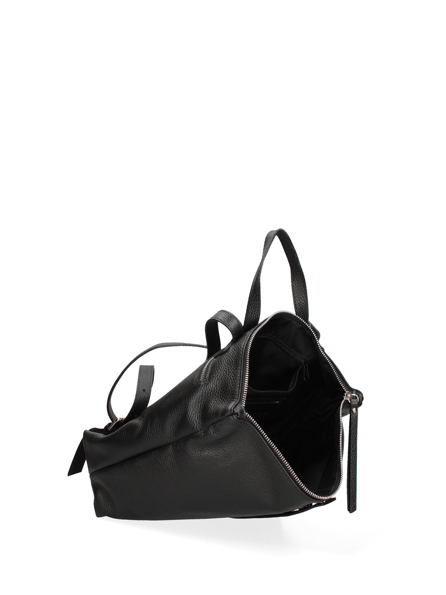 Borsa a mano da donna Vera pelle 07137-D28 NERO Roberta Rossi