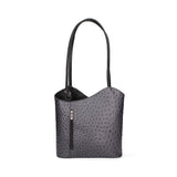 Chanel 3005-19 GRIGIO 20 NERO Zaino da donna in vera pelle Gave Lux