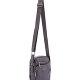 Borsa a tracolla da uomo Ecopelle BC1192-GRIGIO B Cavalli