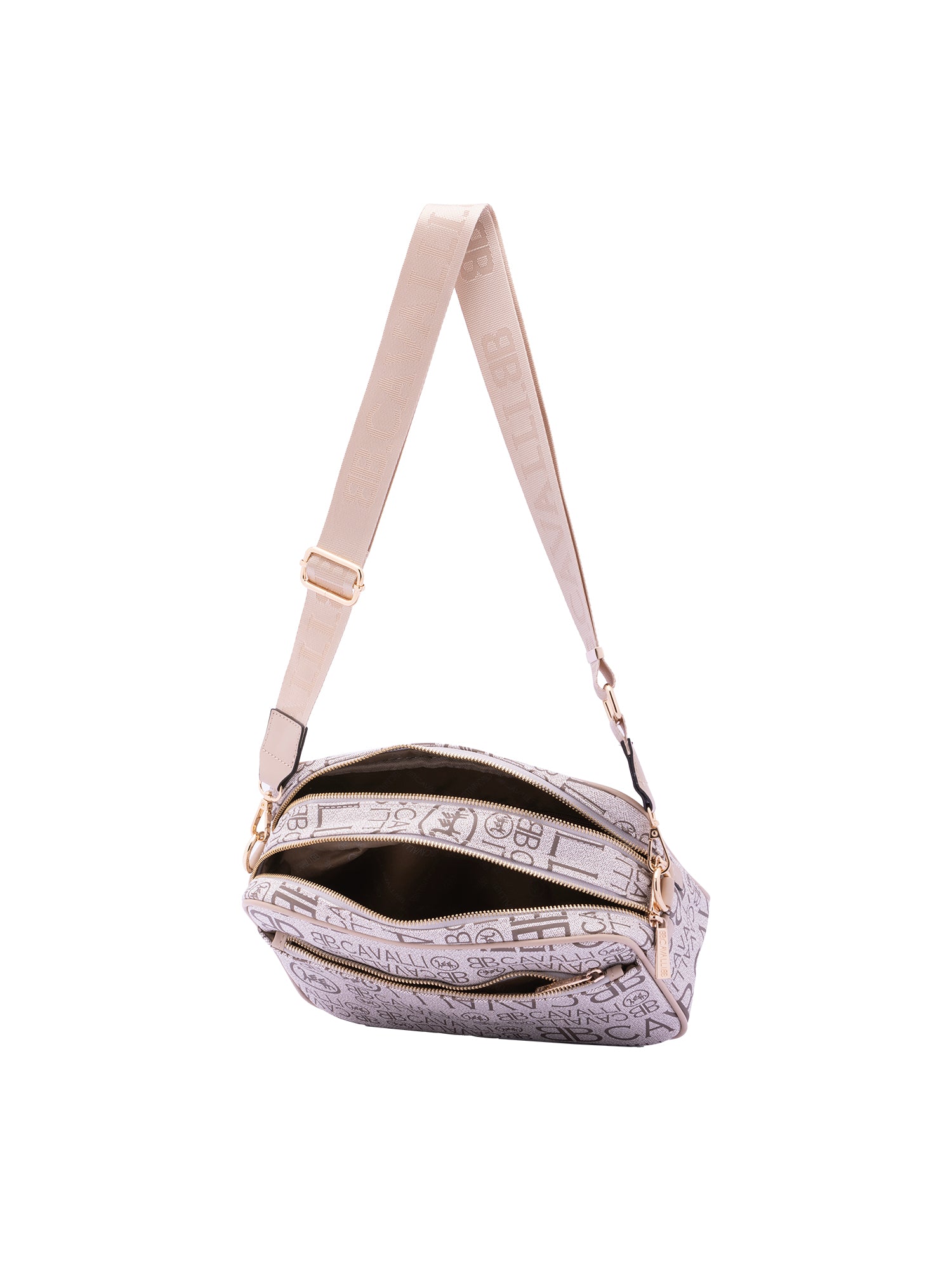 Borsa a tracolla da donna Ecopelle BC1416-ALBICOCCA B Cavalli
