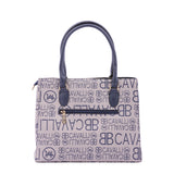 Borsa a mano da donna Ecopelle e poliestere BC1370-BLU B Cavalli