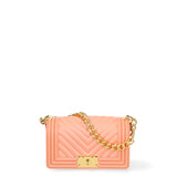 Borsa a mano da donna 100% Pvc FLAT-S 24-DARK RUST - GOLD Marc Ellis