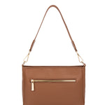 Borsa a spalla da donna 100% pelle vegana PU 703-1PT-LEATHER Diana&co