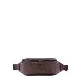 Marsupio da uomo in poliestere Casual BC1409-MARRONE SCURO B Cavalli