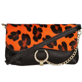 Safira Borsa a mano da donna Vera pelle 04760-LEO G ARANCIONE Gave Lux