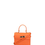 Borsa a mano da donna Vera pelle 07161-D29 ARANCIONE Roberta Rossi