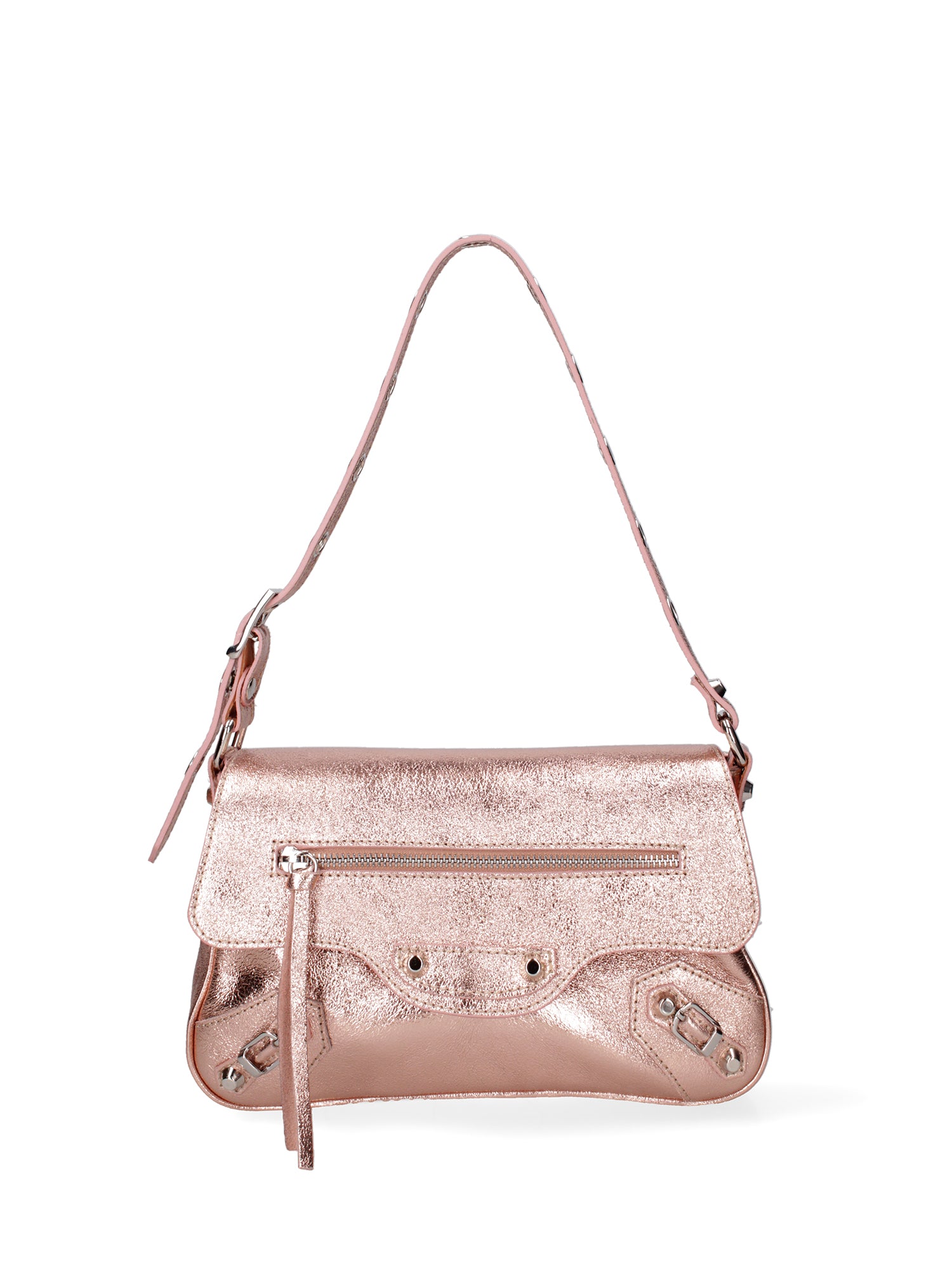 Borsa a spalla da donna Vera pelle 07234-L012 ROSA Roberta Rossi