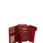 Portafoglio uomo in vera pelle Casual HILB-3698-ROSSO Hill Burry