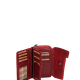 Portafoglio uomo in vera pelle Casual HILB-3698-ROSSO Hill Burry