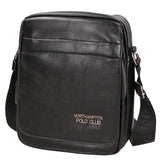 Borsa a tracolla uomo in pelle PU Casual PCL3081-BLACK Northampton Polo Club