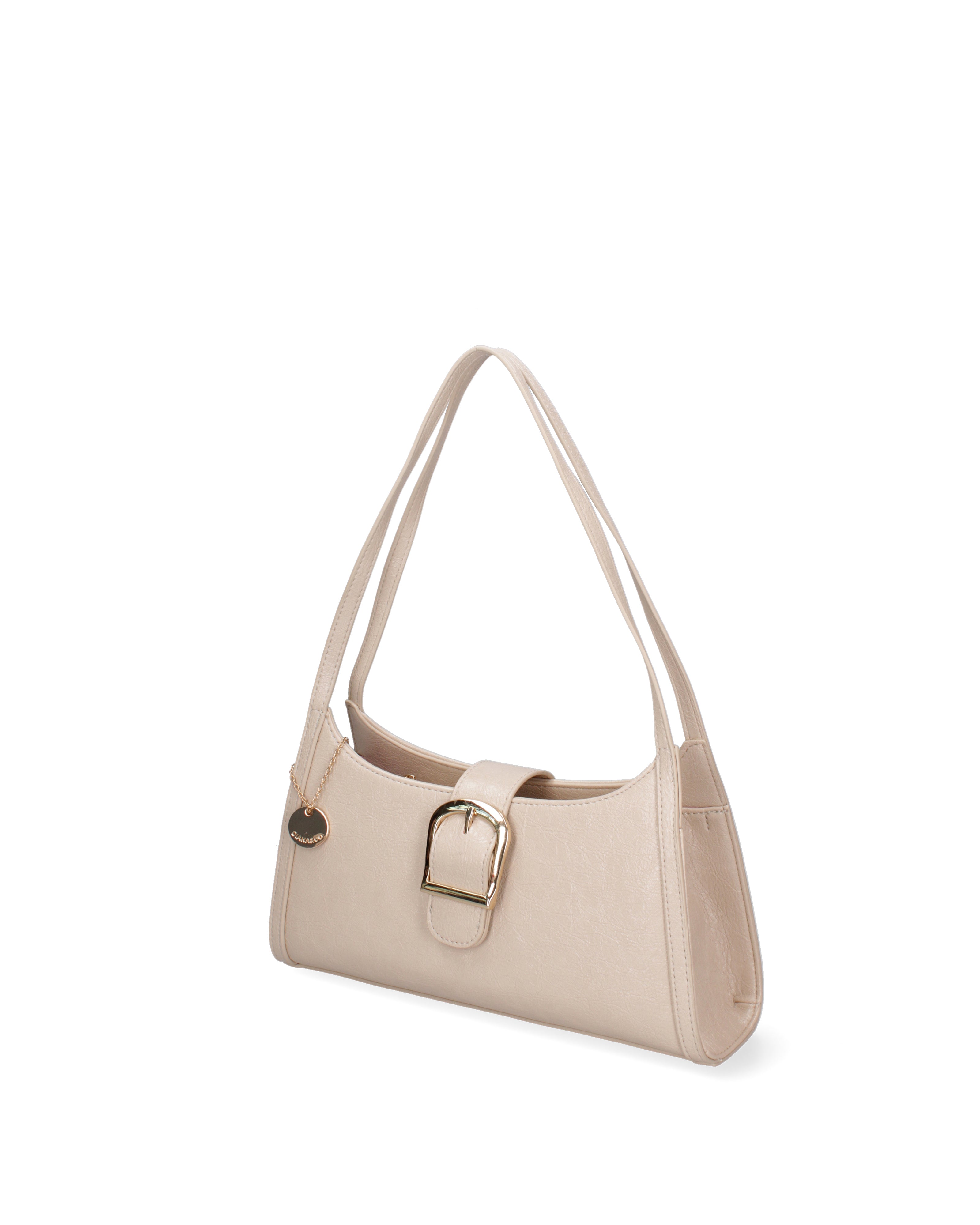 Borsa a spalla da donna Ecopelle DC3532-2-BEIGE Diana&co