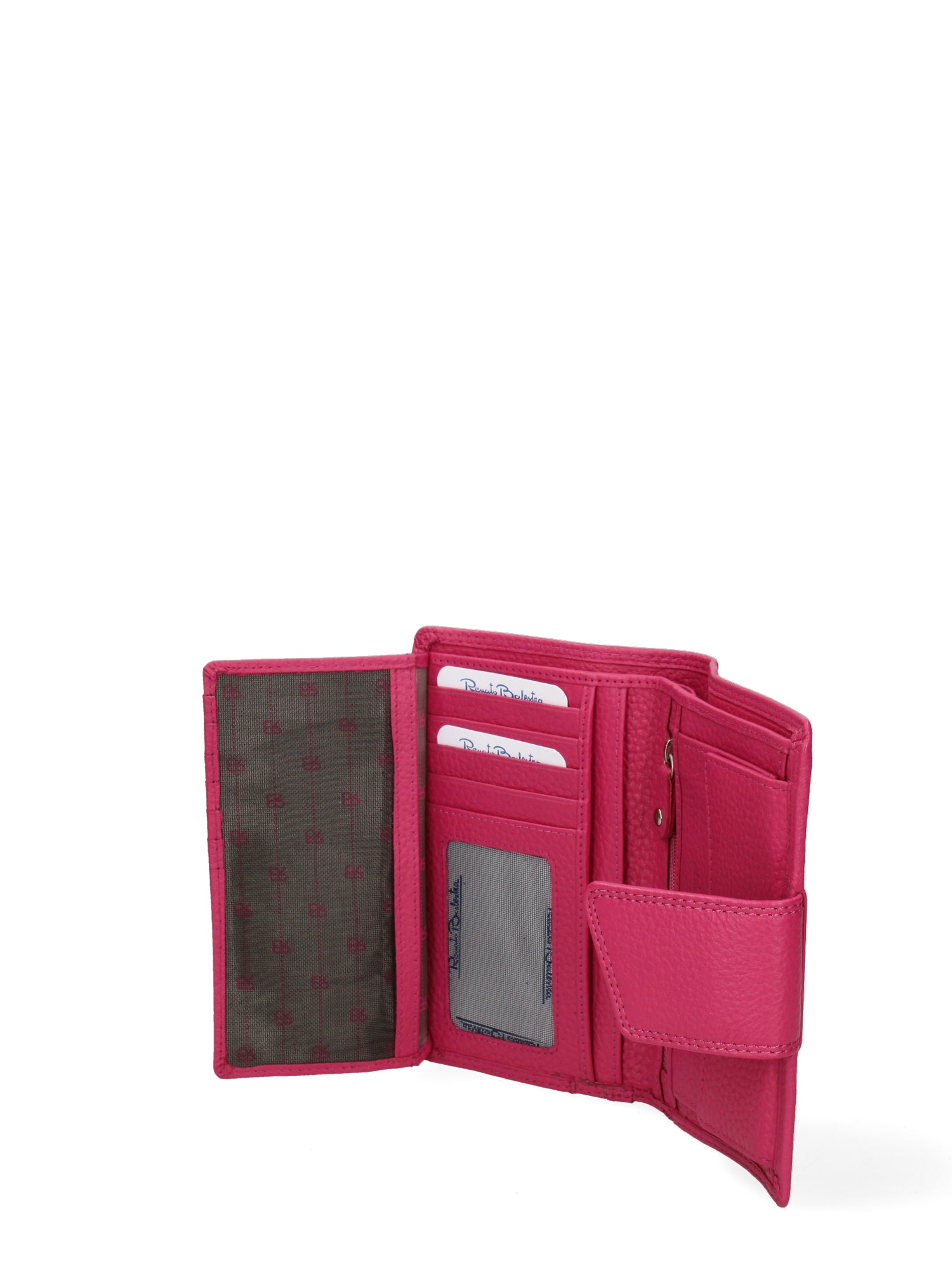 Portafoglio donna in vera pelle Casual RB2036-DLM-FUXIA Renato Balestra