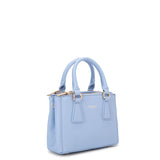 Borsa a mano da donna 100% pelle vegana PU 720-1PT-SKY BLUE Diana&co