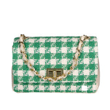 Aurélie Borsa a spalla da donna Cotone 05015-14 VERDE BOTTIGLIA Gave Lux