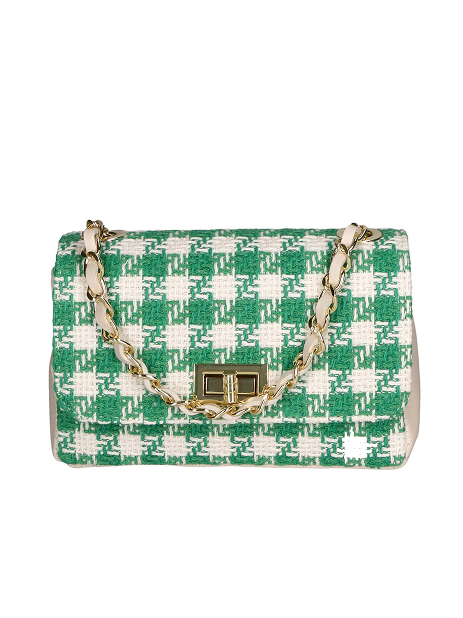 Aurélie Borsa a spalla da donna Cotone 05015-14 VERDE BOTTIGLIA Gave Lux