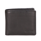 Portafoglio unisex in vera pelle Made in Italy SN1827747-BLACK Santini Firenze