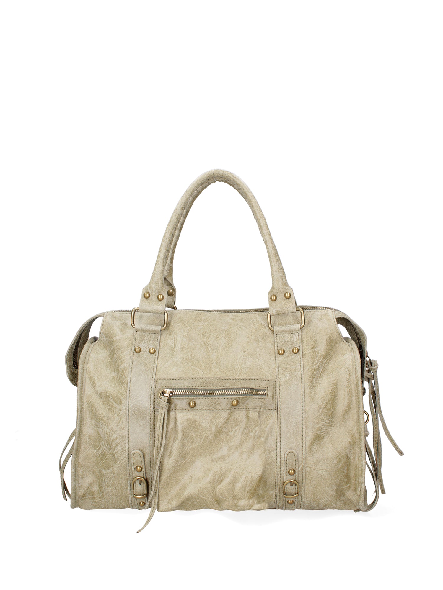 Elara Borsa a spalla da donna Vera pelle 06090-025 VERDE MILITARE Gave Lux