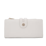 Portafoglio da donna 100% pelle vegana PU 798-3PT-VANILLA Diana&co