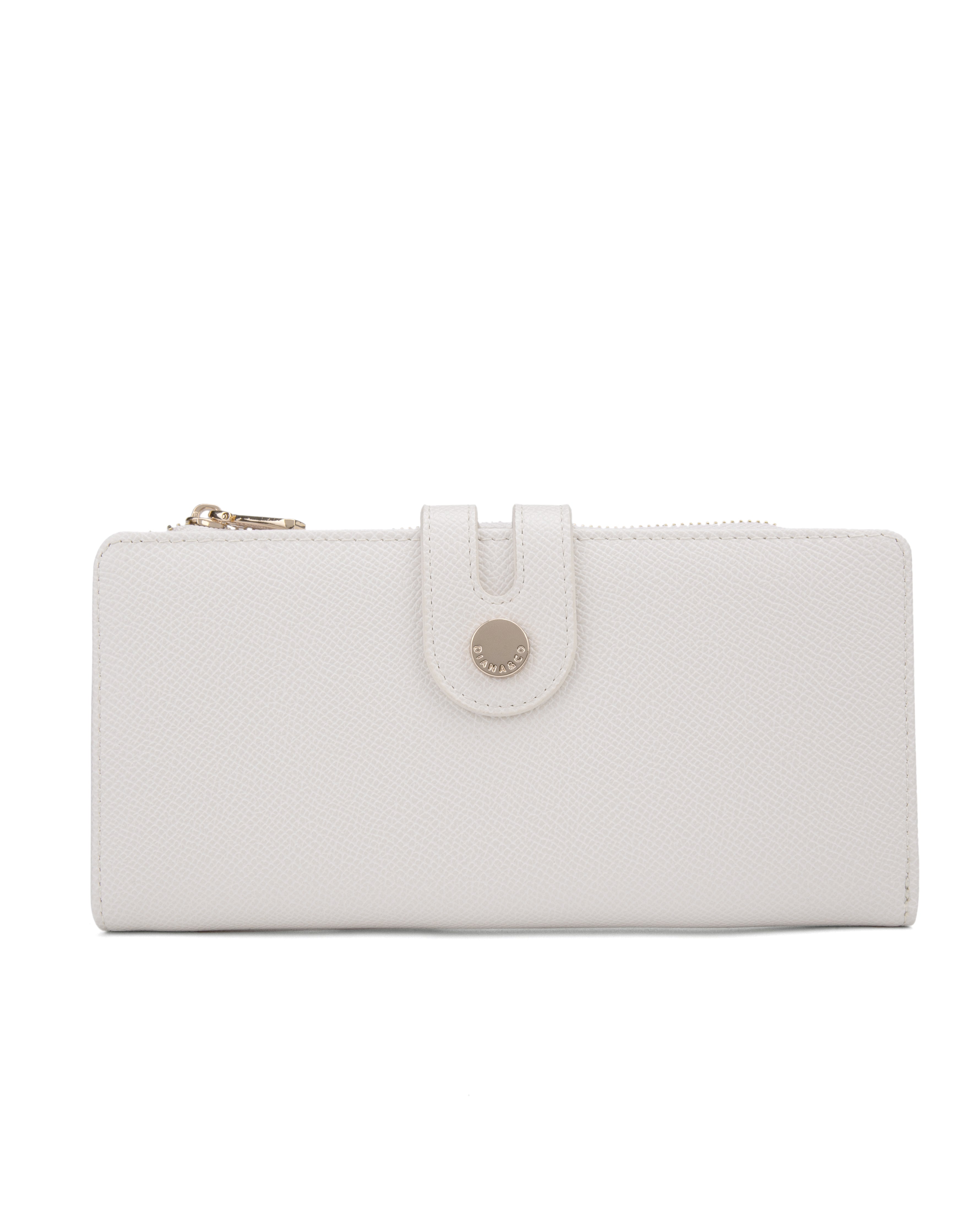 Portafoglio da donna 100% pelle vegana PU 798-3PT-VANILLA Diana&co