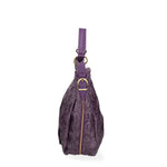 Lumelia Borsa a mano da donna Vera pelle 80013-038 VIOLA SCURO Gave Lux