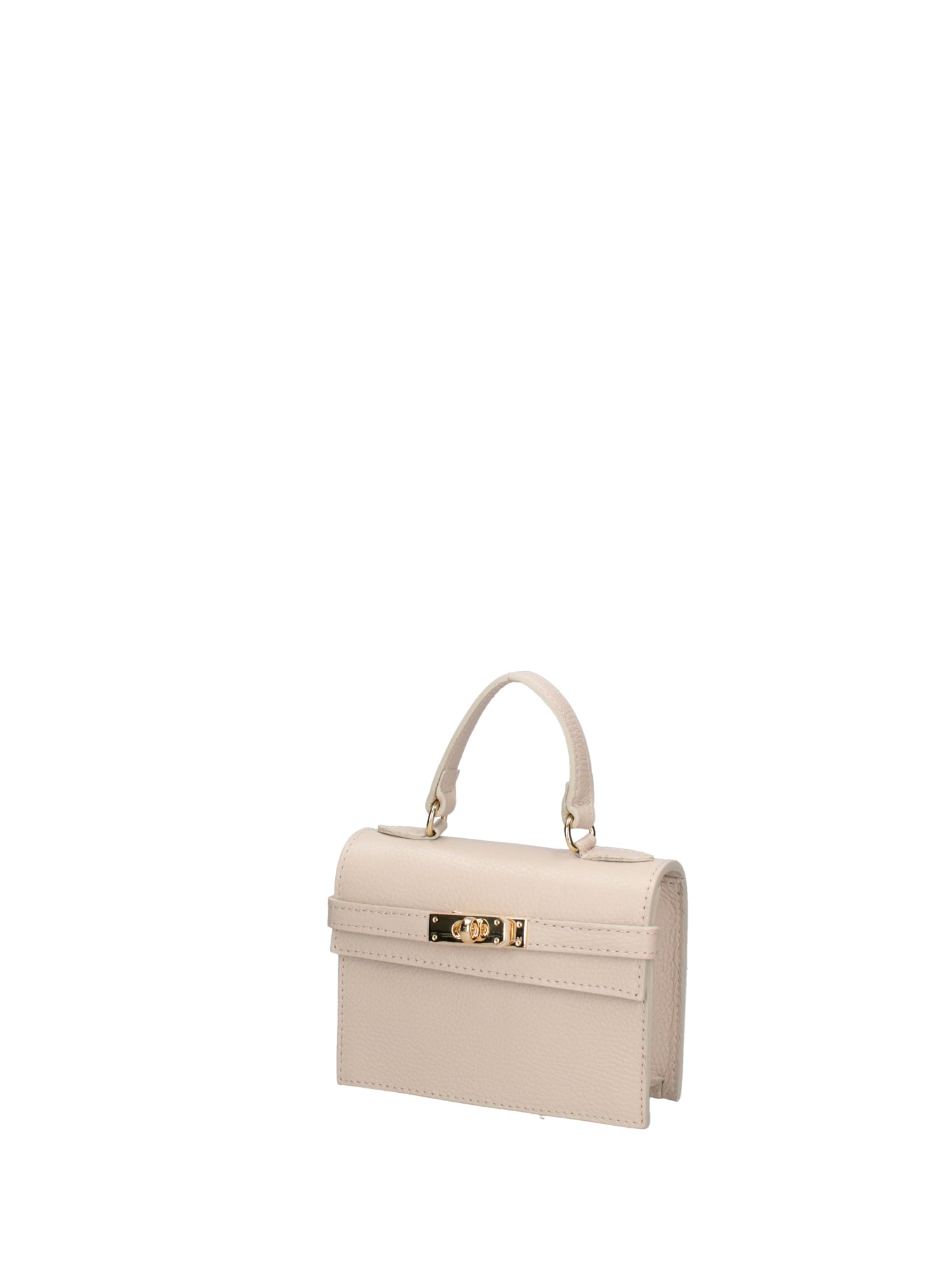 Borsa a mano da donna Vera pelle 07161-D37 LATTE Roberta Rossi