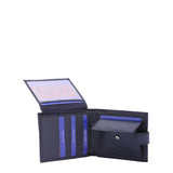 Portafoglio uomo in vera pelle Casual CC808-298-BLU Coveri Collection