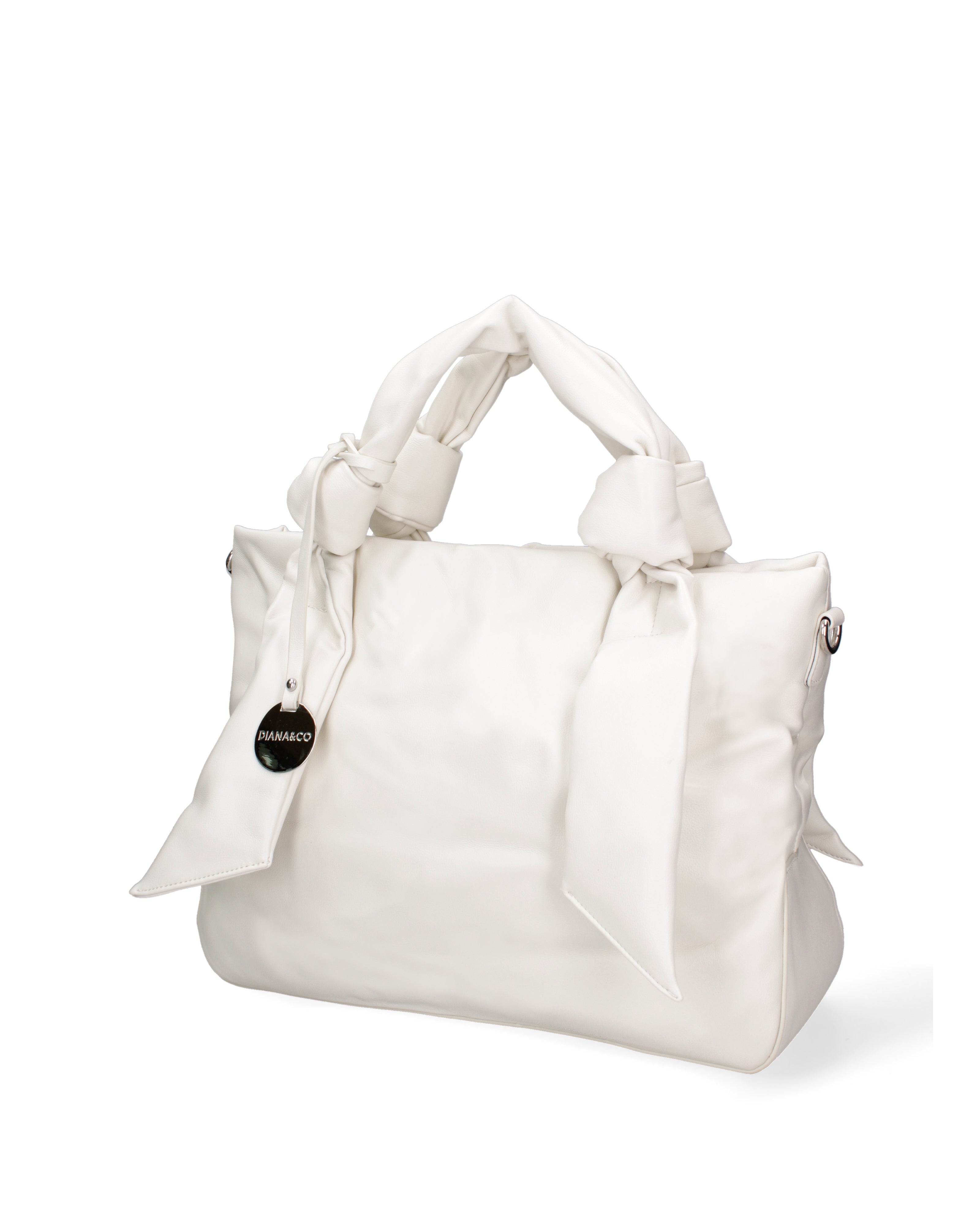 Borsa Shopper da donna Ecopelle DC3102-4-WHITE Diana&co