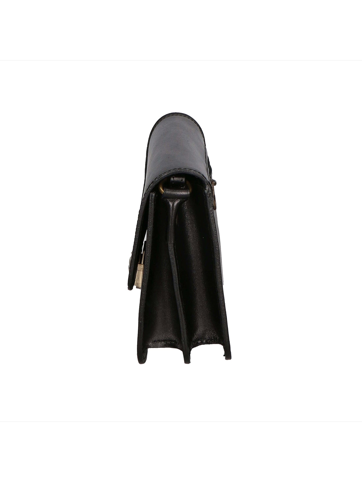 Bibiana Borsa a tracolla da donna Vera pelle 10018 1107-NERO BLACK Gave Lux