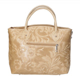 Enza Borsa a mano da donna Vera pelle 8007023FBG-004 TAUPE Gave Lux