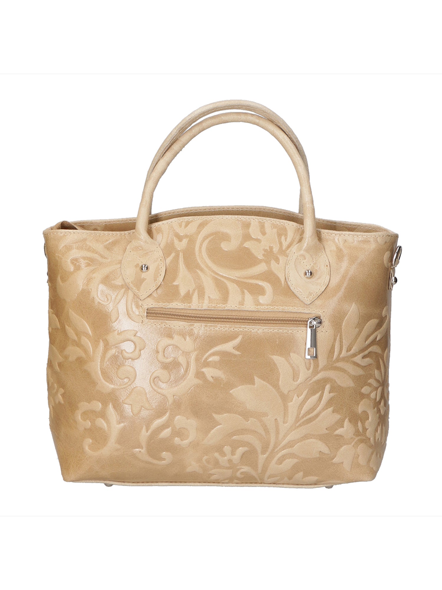 Enza Borsa a mano da donna Vera pelle 8007023FBG-004 TAUPE Gave Lux