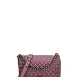 Borsa a mano donna 100% gomma FLAT PENKA M-DARK MAUVE-BRUSH CDF Marc Ellis
