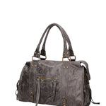 Elara Borsa a spalla da donna Vera pelle 06090-042 GRIGIO SCURO Gave Lux