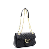 Siviglia Borsa a tracolla da donna Ecopelle VT-206-NERO 19V69 Italia